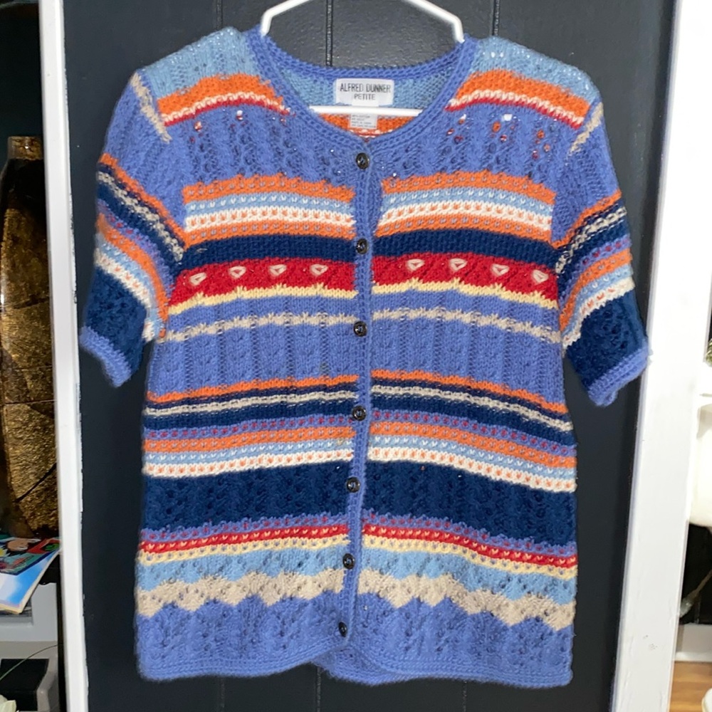 Vintage Alfred Dunner Knitted Cardigan